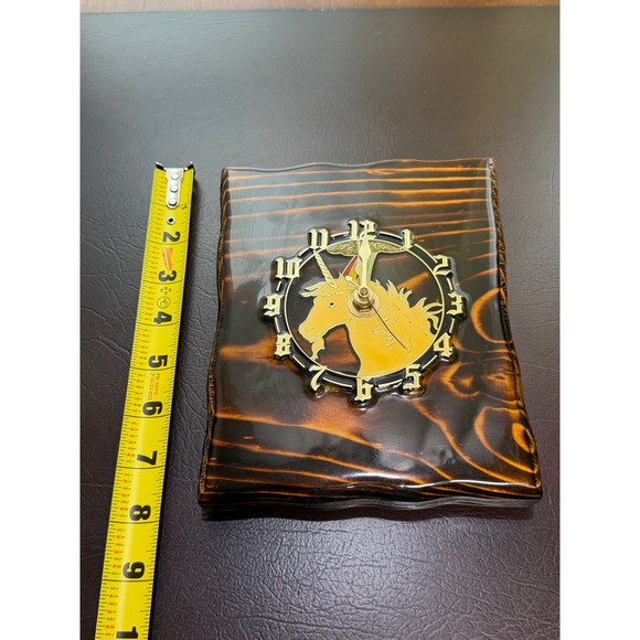 Ramar Industries Other - Vintage 1983 Ramar Industries Unicorn Wood Wall Clock Retro 80s Fantasy Decor